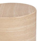 Terrace Beige Outdoor 22" Round Accent Table