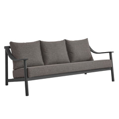 Terrace Carbon Graphite Outdoor Patio Aluminum Sofa - Ornate Home