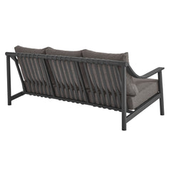 Terrace Carbon Graphite Outdoor Patio Aluminum Sofa - Ornate Home