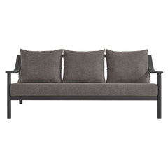 Terrace Carbon Graphite Outdoor Patio Aluminum Sofa - Ornate Home