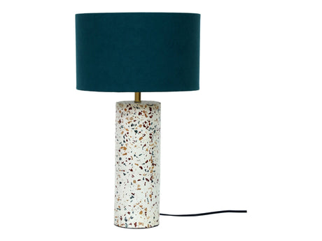 Terrazzo Cylinder Multicolor Table Lamp - Ornate Home