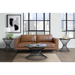 Terri Dark Brown End Table - Ornate Home