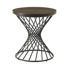 Terri Dark Brown End Table - Ornate Home