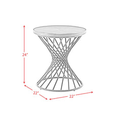 Terri Dark Brown End Table - Ornate Home