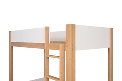 Terri White/Natural Twin/Twin Bunk Bed - Ornate Home
