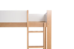 Terri White/Natural Twin/Twin Bunk Bed - Ornate Home