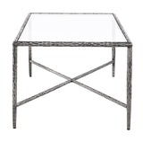 Terva Gunmetal Coffee Table - Ornate Home