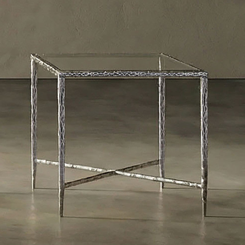 Terva Gunmetal End Table - Ornate Home