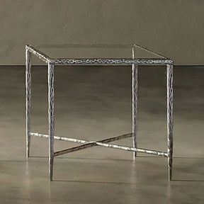 Terva Gunmetal End Table - Ornate Home