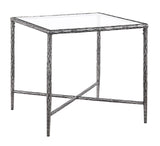 Terva Gunmetal End Table - Ornate Home