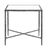 Terva Gunmetal End Table - Ornate Home