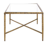Terva Matte Gold Coffee Table - Ornate Home