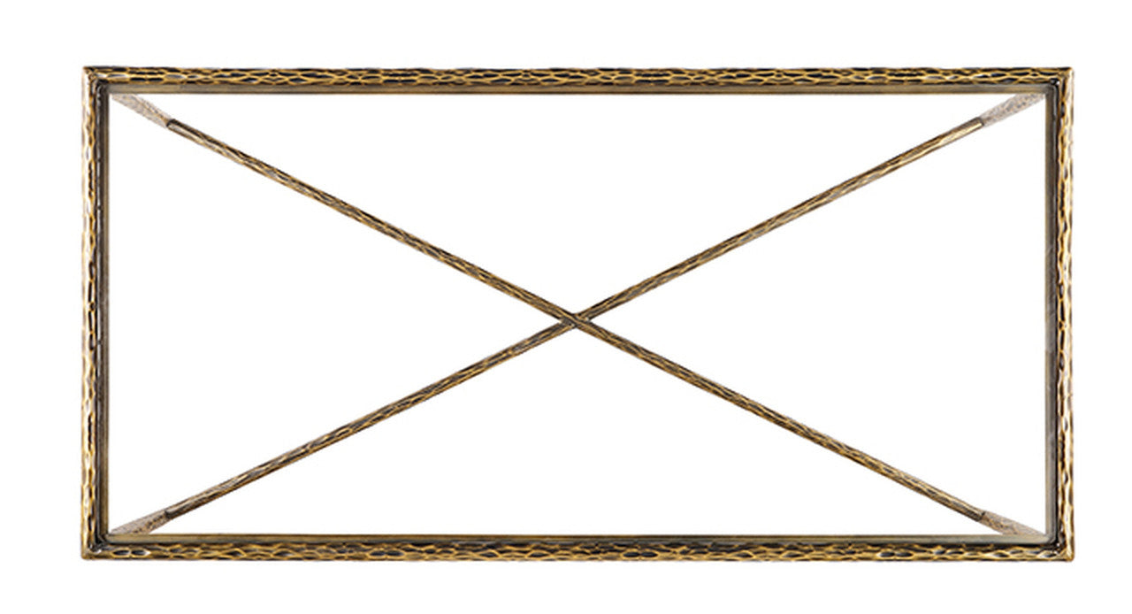Terva Matte Gold Coffee Table - Ornate Home