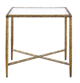Terva Matte Gold End Table