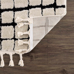Teshi Checkered Area Rug - Clearance - Ornate Home