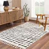 Teshi Checkered Area Rug - Ornate Home
