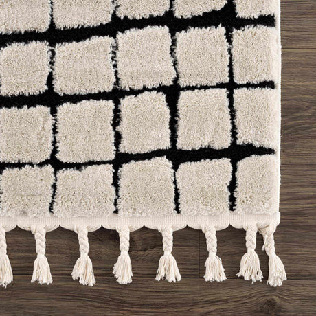 Teshi Checkered Area Rug - Ornate Home
