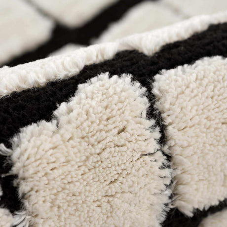 Teshi Checkered Area Rug - Ornate Home