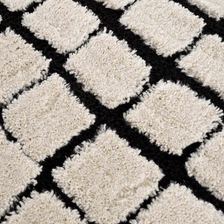 Teshi Checkered Area Rug - Ornate Home