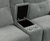 Tesoro Dark Gray 6-Piece Modular Reclining Sectional with Right Chaise - Ornate Home