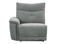 Tesoro Dark Gray Power Double Reclining Sofa - Ornate Home