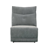 Tesoro Dark Gray Power Double Reclining Sofa - Ornate Home