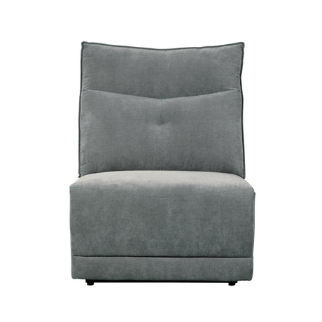Tesoro Dark Gray Power Double Reclining Sofa - Ornate Home