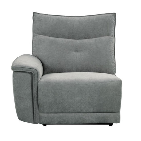 Tesoro Dark Gray Power Double Reclining Sofa - Ornate Home