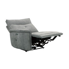 Tesoro Dark Gray Power Double Reclining Sofa - Ornate Home