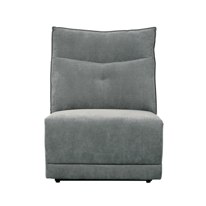 Tesoro Dark Gray Power Double Reclining Sofa - Ornate Home