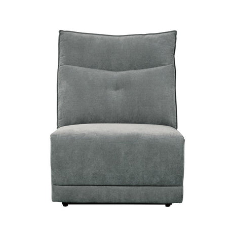 Tesoro Dark Gray Power Double Reclining Sofa - Ornate Home