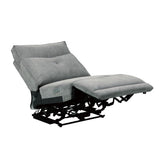Tesoro Dark Gray Power Double Reclining Sofa - Ornate Home