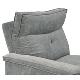 Tesoro Dark Gray Power Double Reclining Sofa - Ornate Home