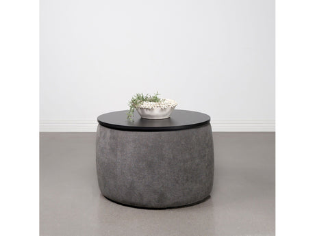 Tesoro Grey Ottoman - Ornate Home