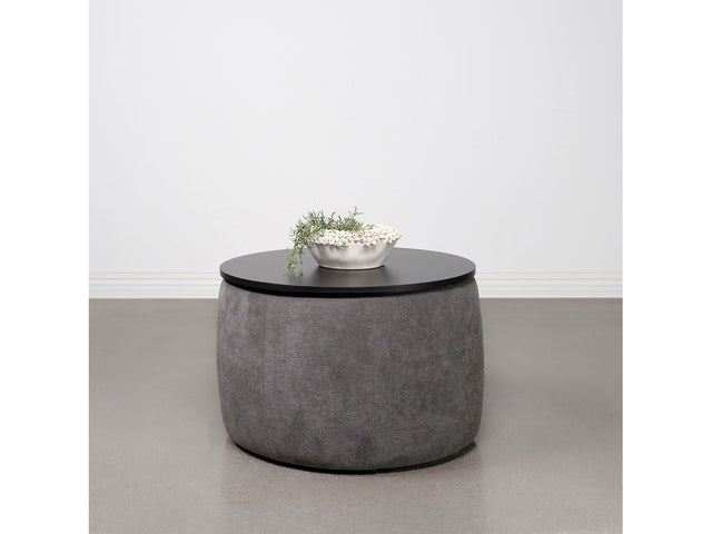 Tesoro Grey Ottoman - Ornate Home