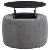 Tesoro Grey Ottoman - Ornate Home