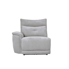Tesoro Mist Gray 6-Piece Modular Power Reclining Sectional with Right Chaise - Ornate Home