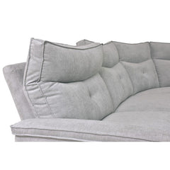 Tesoro Mist Gray 6-Piece Modular Power Reclining Sectional with Right Chaise - Ornate Home