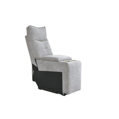 Tesoro Mist Gray 6-Piece Modular Power Reclining Sectional with Right Chaise - Ornate Home
