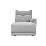 Tesoro Mist Gray 6-Piece Modular Power Reclining Sectional with Right Chaise - Ornate Home
