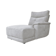 Tesoro Mist Gray 6-Piece Modular Power Reclining Sectional with Right Chaise - Ornate Home