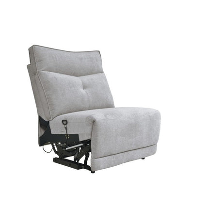 Tesoro Mist Gray 6-Piece Modular Power Reclining Sectional with Right Chaise - Ornate Home