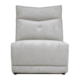 Tesoro Mist Gray 6-Piece Modular Power Reclining Sectionals - Ornate Home