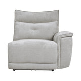 Tesoro Mist Gray 6-Piece Modular Power Reclining Sectionals - Ornate Home