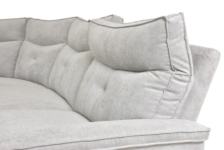 Tesoro Mist Gray 6-Piece Modular Power Reclining Sectionals - Ornate Home