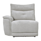 Tesoro Mist Gray 6-Piece Modular Power Reclining Sectionals - Ornate Home