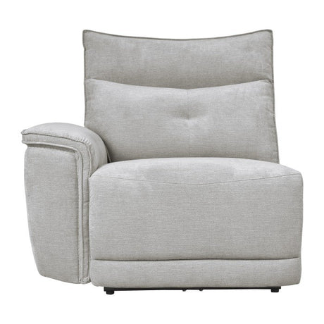 Tesoro Mist Gray 6-Piece Modular Power Reclining Sectionals - Ornate Home