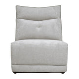 Tesoro Mist Gray 6-Piece Modular Power Reclining Sectionals - Ornate Home