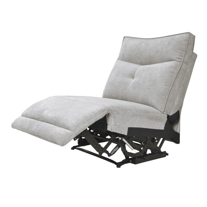 Tesoro Mist Gray 6-Piece Modular Power Reclining Sectionals - Ornate Home