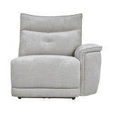Tesoro Mist Gray 6-Piece Modular Power Reclining Sectionals - Ornate Home